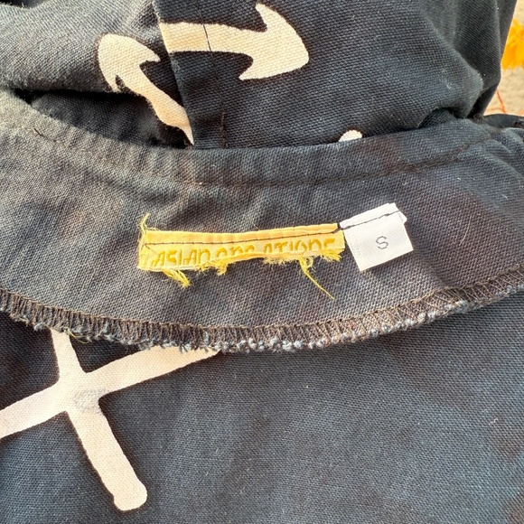 Unique vintage 90s Nautical anchor print oversized hooded jacket - Picture 9 of 9